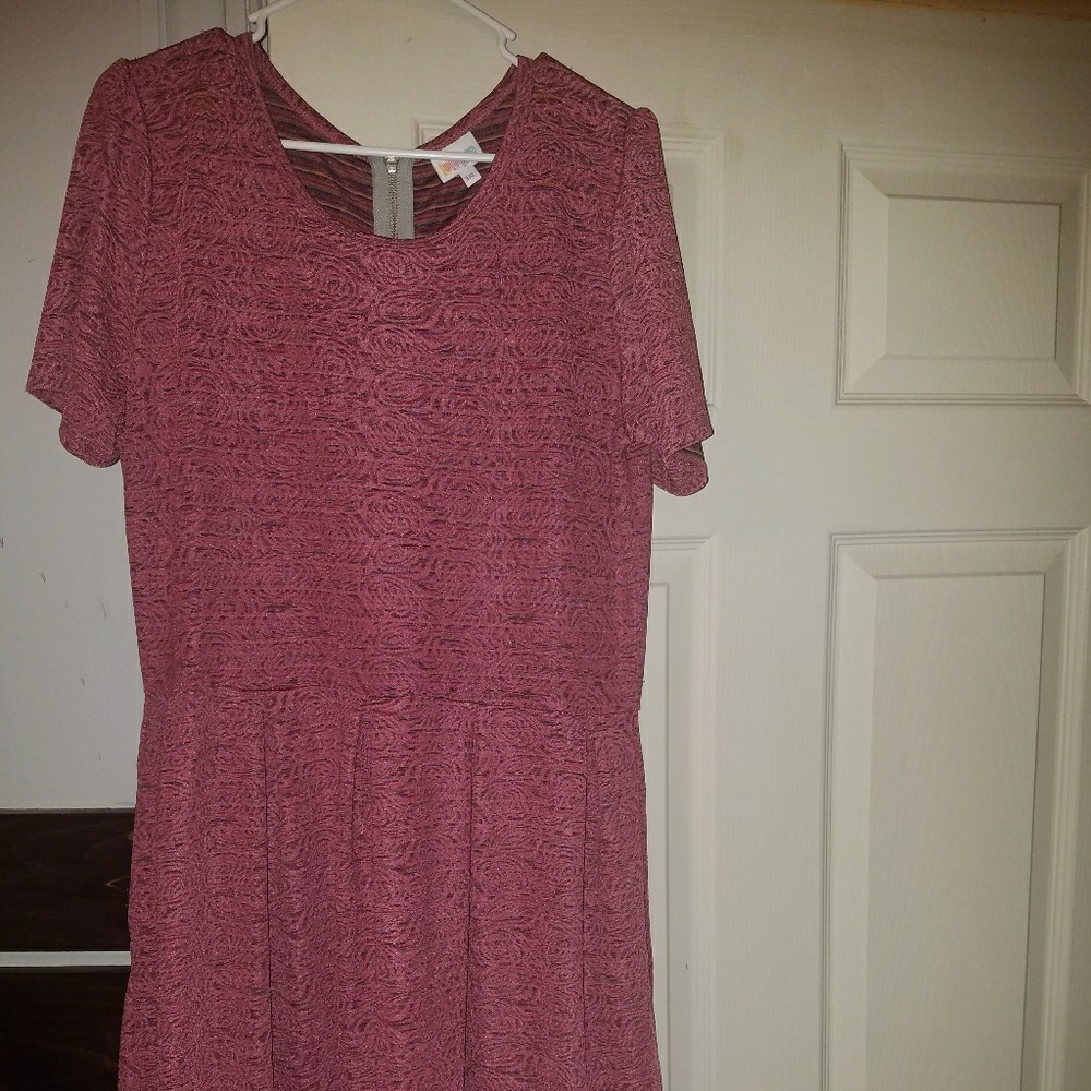 Amelia 3x, pink and stripes. Worn once